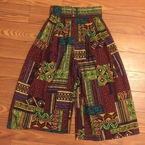 Vintage Printed Pants